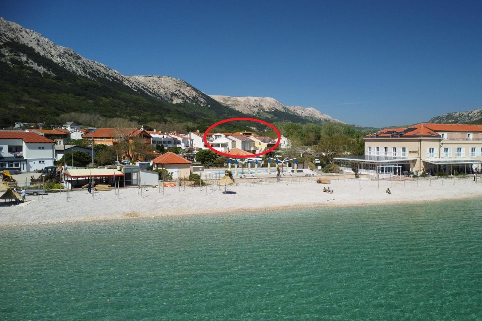 Apartments Mikulan Beach Baska  Bagian luar foto