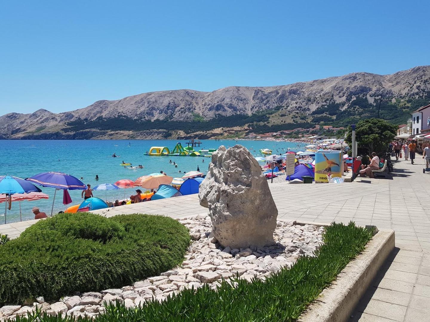 Apartments Mikulan Beach Baska  Bagian luar foto